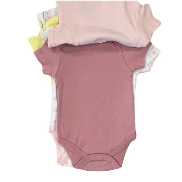 NWT Chick Pea 5 Piece Baby Grow With Me Bodysuits - Sizes 0/3-3/6 months - Picture 2 of 12